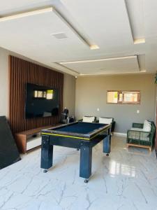 Biliár nebo kulečník v ubytování Residencial TM Praia do Preá