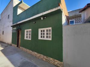 Bygningen som feriehuset ligger i