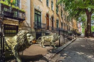 Bygningen som feriehuset ligger i