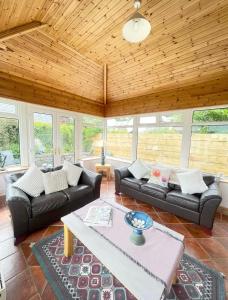 Posezení v ubytování Glebe cottage