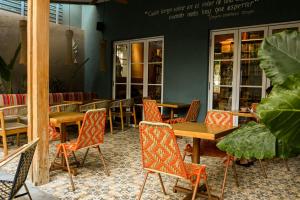 Et opholdsområde på Hotel Libreria Cafe de Pombal