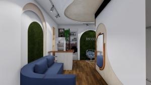 Χώρος καθιστικού στο villa posada