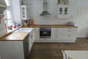 Kuchyň nebo kuchyňský kout v ubytování Inselhaus 313