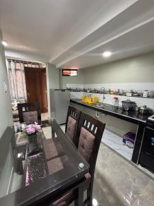 Kuchyň nebo kuchyňský kout v ubytování Hogar Mesco