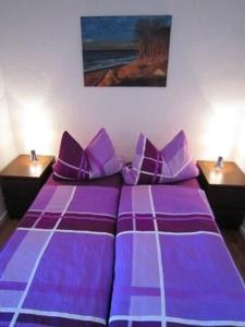 Postel nebo postele na pokoji v ubytování Charmante Wohnung In Malchow