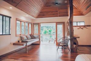 Χώρος καθιστικού στο Loi B&B