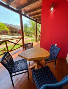 Μπαλκόνι ή βεράντα στο Chalé 801