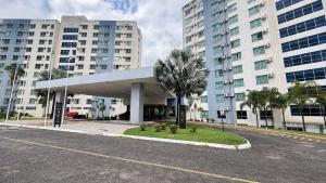 Bygningen som feriehuset ligger i