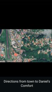 Γενική άποψη της πόλης Canefield Airport ή θέα της πόλης από  αυτό το διαμέρισμα