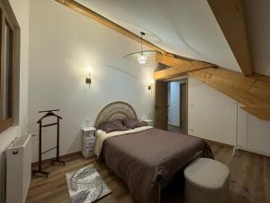 Postel nebo postele na pokoji v ubytování Villa Segny Chalet