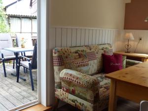 Χώρος καθιστικού στο Ferienhaus In Bracht Mit Garten