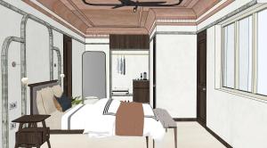 Voodi või voodid majutusasutuse The Four Stories - Luxury near the Lake toas