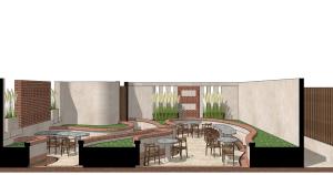 Restoran või mõni muu söögikoht majutusasutuses The Four Stories - Luxury near the Lake