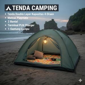 Příroda nedaleko luxury tent