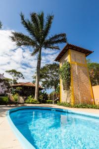 Bazén v ubytování Cabanas da Lua nebo v jeho okolí