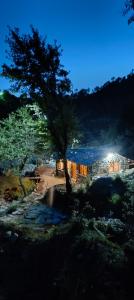 Příroda nedaleko venkovského domu