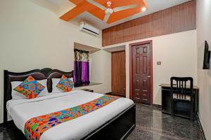 Ένα ή περισσότερα κρεβάτια σε δωμάτιο στο Hotel Fini Villa