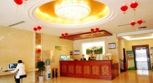 Vstupní hala nebo recepce v ubytování GreenTree Inn Puyang Ruifengyuan Business Hotel