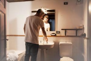 Koupelna v ubytování Studio Für 4 Personen Und 2 Kinder