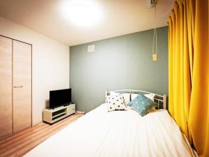 Μια τηλεόραση ή/και κέντρο ψυχαγωγίας στο （B5）アクセス良好！快適2名まで滞在可☆サービスアパ―トメントSAPPORO南8条B5