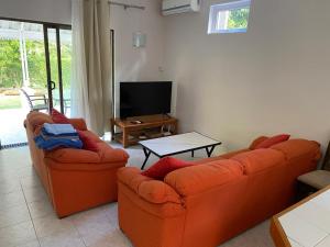 Μια τηλεόραση ή/και κέντρο ψυχαγωγίας στο Wolmar bungalows