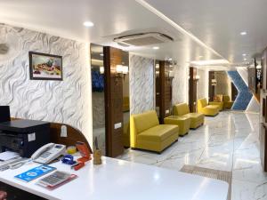 Χώρος καθιστικού στο Shree Shanteshwar Mahadev Inn