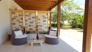 A seating area at Agriturismo Villa Tommaso