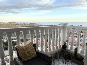 Balkón nebo terasa v ubytování Casa Luna terraza mágica con vistas al mar