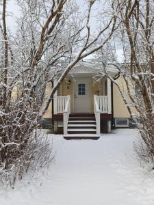 Centrally located holiday home in Stöllet v zimě