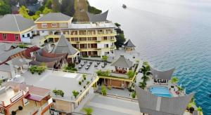 Üldine merevaade või majutusasutusest Samosir Cottages Resort pildistatud vaade