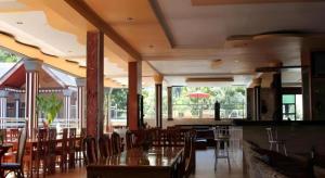 Restoran või mõni muu söögikoht majutusasutuses Samosir Cottages Resort