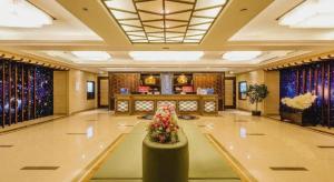 Vstupní hala nebo recepce v ubytování Dandong Xin An Dong Hotel