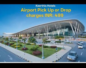 Los traslados desde o hacia el aeropuerto, incluidos los de hoteles, pueden variar. en Keerthis Comforts - Airport pick up or Drop INR 450, en Bangalore