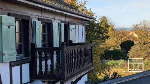 Μπαλκόνι ή βεράντα στο Les Perles du Ried - Gîte 207