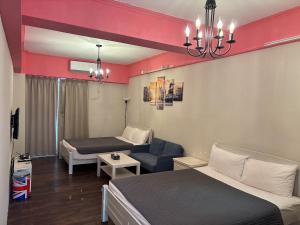 Χώρος καθιστικού στο 海沐輕旅 Sea Mu Kenting