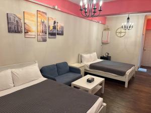 Χώρος καθιστικού στο 海沐輕旅 Sea Mu Kenting