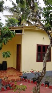 una casa con una palmera delante en Wild Forest Inn Thekkady, en Thekkady