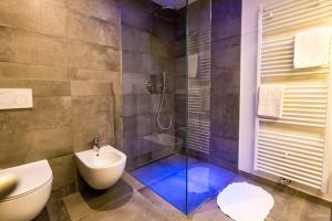 Koupelna v ubytování Hotel Stocker