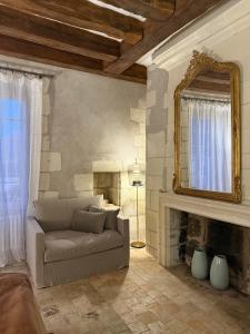 Χώρος καθιστικού στο Au coin du biloba +39 φωτογραφίες