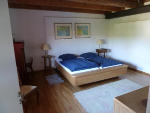 Postel nebo postele na pokoji v ubytování Ferienhaus In Weenzen Mit Großem Garten