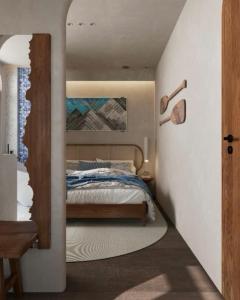 Postel nebo postele na pokoji v ubytování HUBMULTI HÒN THƠM free cable car + 21 fotografií