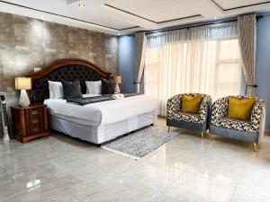 Ένα ή περισσότερα κρεβάτια σε δωμάτιο στο Forest Creek Resort