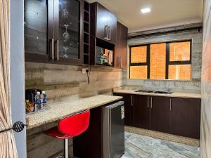 Η κουζίνα ή μικρή κουζίνα στο Forest Creek Resort