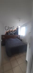 Postel nebo postele na pokoji v ubytování Résidence Claire Rive appartement 16