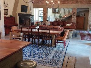 Posezení v ubytování Hartland Country House Oudtshoorn