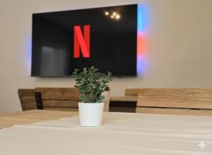 TV a/nebo společenská místnost v ubytování Artizan Chalet