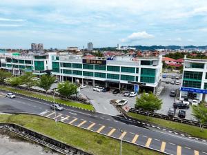 El edificio en el que está el hotel