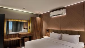 Postel nebo postele na pokoji v ubytování Merya Chalets - Al Shafa + 80 fotografií