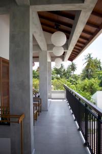 Balkón nebo terasa v ubytování Oshi Boutique