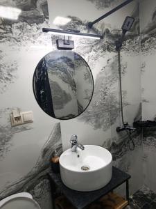 Koupelna v ubytování Guest house in RIVERSIDE